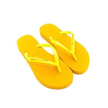 Imagem de Chinelo Feminino Tropical Brasil  TB1.2053 - Laranja e Amarelo Neon-Feminino