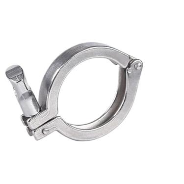 Imagem de peça 0,5" 3/4" 1" 1,5" 2" 2,5" 3" 4" Tri Clamp sanitário de grau alimentício 304 encaixe de cabide de aço inoxidável, K480 mm