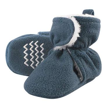Imagem de Hudson Baby Botas unissex aconchegantes de lã e lã de ovelha sintética, Coroneta azul, 0-6 meses