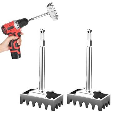 Imagem de Qivine Cortador de furo quadrado criativo, cortador retangular de aço manganês, serra de recorte de caixa elétrica, furador quadrado de um passo para caixa elétrica, tijolo, pedra de cimento de