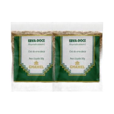 Imagem de Kit 2x Chá Pacote Erva Doce 50g - CHAMEL