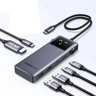Imagem de Hub Usb-c 6-em-1 4k 60hz Pd 100w Ugreen Uno 10gbps Adaptador 5-in-1 HDMI