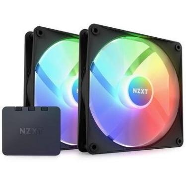 Imagem de Cooler Fan Nzxt F140 RGB, Core 2in1, 2x140mm, Preto