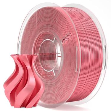 Imagem de ELEGOO Filamento PLA de Seda 1,75mm Rosa Coral 1KG, Filamento de Impressora 3D Brilhante Precisão Dimensional +/- 0,02 mm, Carretel de 1kg (2,2lbs) Filamento de Impressão 3D