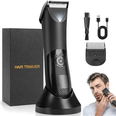 Imagem de Barbeador Eletrico, Aparador de Pelos Intimos Masculino, Máquina de Aparar Pelos do Corpo, Máquina Barbear, Maquininha de Cortar Cabelo, Aparador de Pelos do Corpo, Maquina de Depilar Masculina, Hair Trimmer