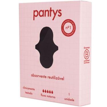 Imagem de Absorventes Reutilizáveis Pantys Fluxo Noturno, Preto