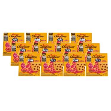 Imagem de 12 Mini Panetone Chocottone Bauducco Mini Fini Beijos 80g