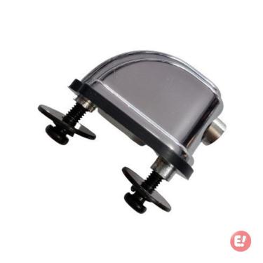 Imagem de Kit 6 Canoas Tom Caixa Cromo 19.10 + 6 Parafusos 51X 6Mm M6