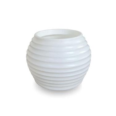Imagem de Vaso D Planta Pequeno Decorativo Polietileno 15X20 Cm Branco