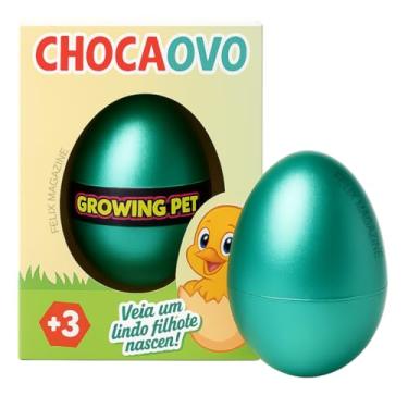 Imagem de Brinquedo Choca Ovo Colorido de Pintinho Supresa, Ovo Surpresa Quebra na Água, Cores Sortidas, 01 Unidade