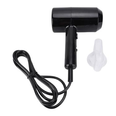 Imagem de AUNMAS Secador de Sopro Iônico Negativo 1300W, Portátil 20000rpm de Alta Velocidade Seca Rápida Secadora de Cabelo Baixo Com Bico para o Salão de Viagens Em Casa (Plugue da UE 220V)