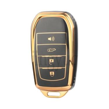 Imagem de Capa De Chaveiro Remoto Automático TPU Para Toyota CHR Hilux Fortuner 