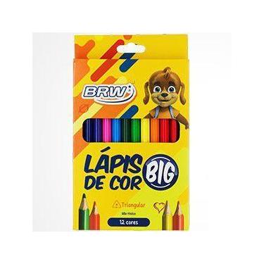 Imagem de Lápis de cor 12 cores JUMBO Brw