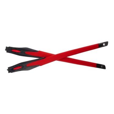 Imagem de NicelyFit Hastes de substituição e pernas para Crosslink OX8031 0255 moldura de vidro de estanho 140 mm (estanho/vermelho)