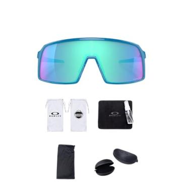 Imagem de Oakley Óculos de sol Sutro OO9406 Shield | inclui kit de limpeza e micro bolsa Black Flag Outfitters, Safira Sky/Prizm, 137 MM