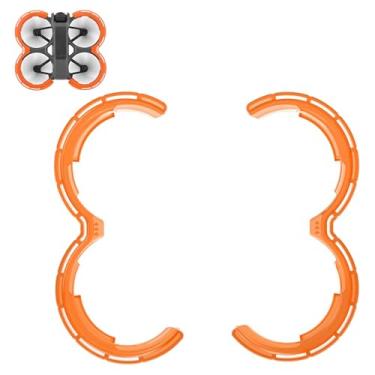 Imagem de Generic Protetor de hélice Avata 2, anel anticolisão, capa protetora de TPU compatível com acessórios de drone DJI Avata 2 (laranja)
