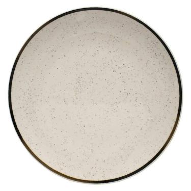 Imagem de Prato De Sobremesa Cerâmica Unni Brisa Oxford 20Cm Rustico