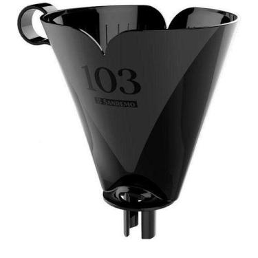 Imagem de Suporte p/ filtro de cafe 103 preto - SANREMO