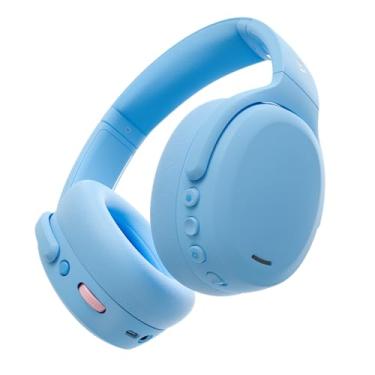Imagem de Fone de Ouvido Bluetooth Skullcandy Crusher ANC 2 Over-Ear com Cancelamento Ativo de Ruído, Modo Ambiente, Áudio Personalizado, Fio Removível, 50 horas de bateria – Azul