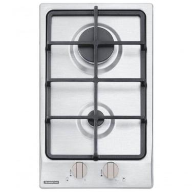 Imagem de Cooktop A Gás Tramontina Dominó 2gx He Aço Inox Bi-volt