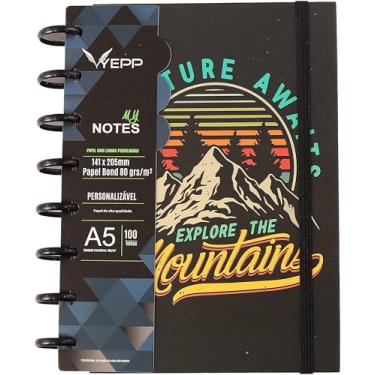 Imagem de Caderno Com Discos 100 Folhas Pautadas De Tamanho A5 14,1 * 20,5 CM (MONTANHA)