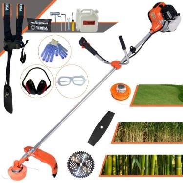 Imagem de Podador de Grama Profissional À Gasolina Terra GR520XP 2T 52cc 2,5HP d
