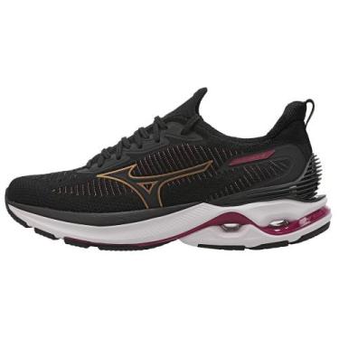 Imagem de Tênis de Corrida Mizuno Wave Mirai 7 Feminino, Preto, 40