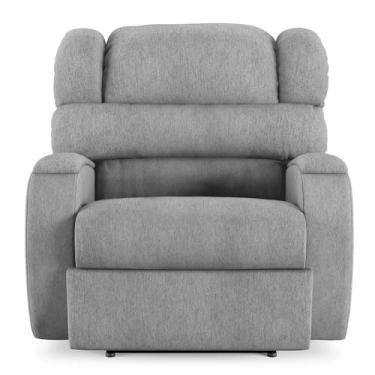 Imagem de Poltrona do Papai Sala de Cinema Reclinável Manchester Power Elétrica Linho Cinza G23