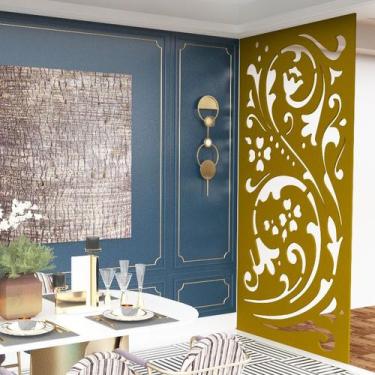 Imagem de Painel Vazado Divisória MDF Marselha Crú - Decore Painéis e Divisórias