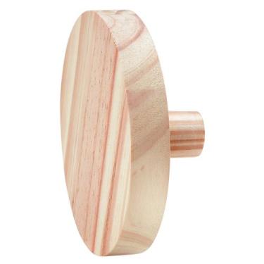 Imagem de Cabide Gancho Tramontina em Madeira Maciça Natural 120 mm