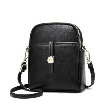 Imagem de Pochete de couro para mulheres e homens, bolsa tiracolo moderna, bolsa de viagem, Bolsa de ombro - 5