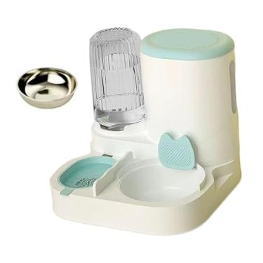 Imagem de Ｂｅｓｇａ Alimentador Automático para Gatos E Bebedouro para Cães, Doméstico, Ração, Alimentador Automático para Animais de Estimação para Cães Pequenos, Azul