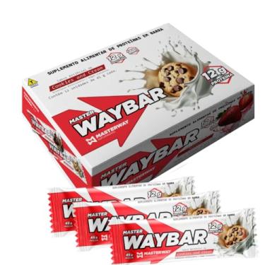 Imagem de Barra de Proteína - Display c/ 12 Un. - Masterway Suplementos - Cookies and Cream