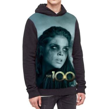 Imagem de Moletom Com Capuz The 100 Ref:519 - smoke, Preto, GG