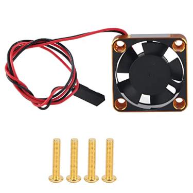 Imagem de Pilipane Ventoinha de resfriamento do motor, dissipador de calor de motor RC, compacto 30 x 30 mm, alumínio, alta velocidade, 28000 RPM RC540, ventilador de resfriamento ESC sem escovas para motor de