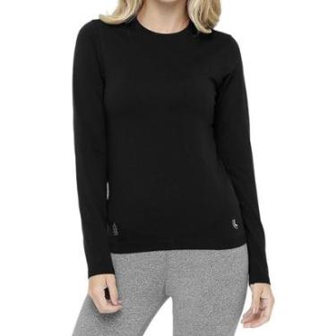 Imagem de Camiseta Feminina Lupo Underwear Warm Preta - 71633-Feminino