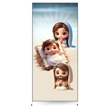 Imagem de Painel Romano Veste Facil 0,90m x 2,20m Natal (PLNAT0092)