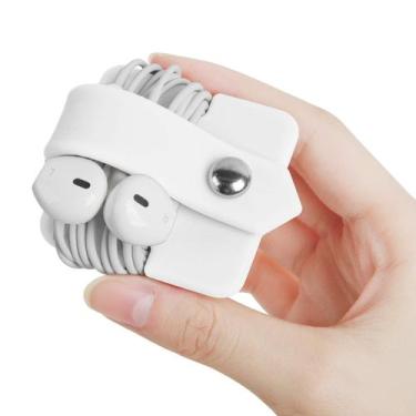 Imagem de Cord Organizer ElfrHino Earphone Wrap Winder White