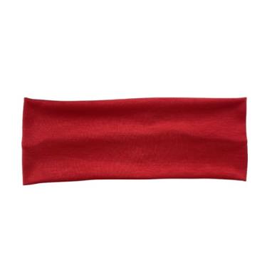 Imagem de Bandanas esportivas modernas para mulheres, elásticas, macias, antiderrapantes, para treino diário, corrida, esportes, ioga, vermelho
