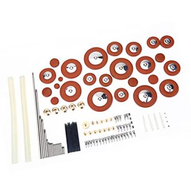 Imagem de XUXHOU Conjunto de Peças de Reparo de Saxofone Alto Profissional Com Material de Metal Durável para Manutenção e Substituição, para Músicos Diy
