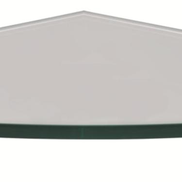 Imagem de Prateleira de Vidro Tramontina Glass Canto com Suporte Injetado 250x250x8mm