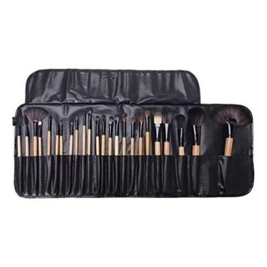 Imagem de Kit de Pincéis de Maquiagem com 24 unidades + Estojo - ARBSHOP