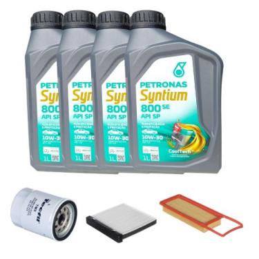 Imagem de Kit Honda Fit 1.4 4L de Óleo de Motor 10w30 Semissintético Filtro Ar /