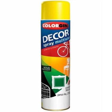Imagem de Tinta Spray Decor Multi Uso Amarelo COLORGIN