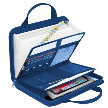 Imagem de Organizador de arquivos onvvippiv, pasta expansível de 13 bolsos à pro