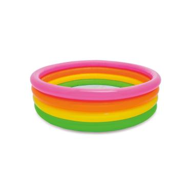 Imagem de Piscina Inflável Infantil Intex Colorida Sunset 780L
