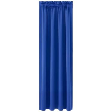 Imagem de Cortina isolada com bloqueio de luz, cortina blackout para cozinha, banheiro, quarto, cortina curta de privacidade, cortina de tecido grosso de poliéster, cortina de janela curta, 96 x 163 centímetros