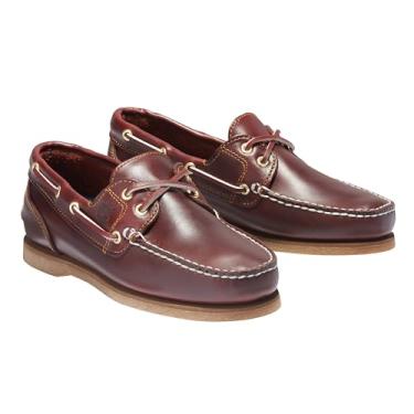 Imagem de Timberland Amherst Tênis de barco feminino, Rootbeer Smooth, 9.5