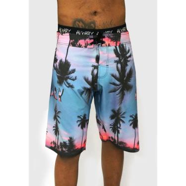 Imagem de Bermuda Água Alkary Praia e Rosa-Masculino