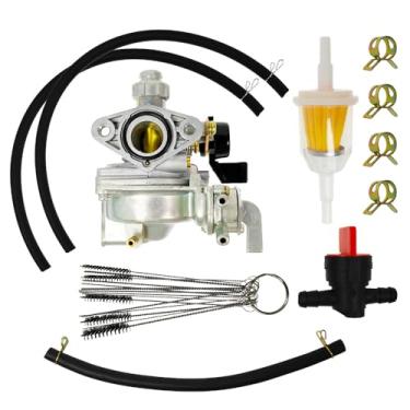 Imagem de Carburador TRX70 16100-HB2-033 Substituição para Honda TRX 70 Fourtrax 1986 1987 para ATC 70 3 Rodas 1983 1984 1985 16100-HB2-023 Carburador com filtro de combustível